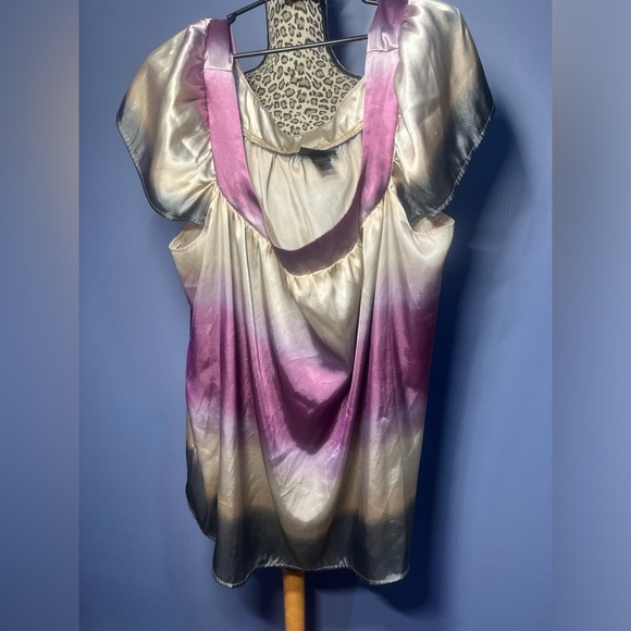 Lane Bryant Women's Satin Blouse - Picture 4 of 5